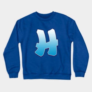 H - Blue Crewneck Sweatshirt